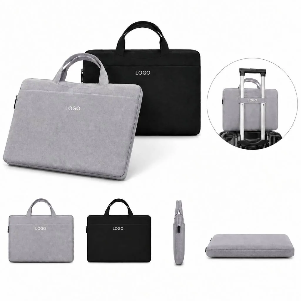 Water-Resistant Business Laptop Shoulder Bag fits 15.6