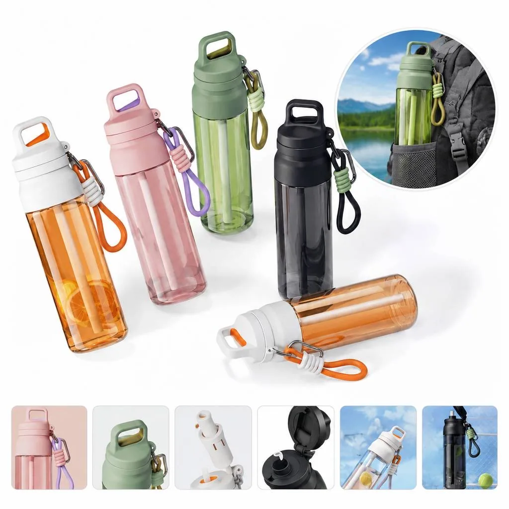 BPA-Free Tritan Leakproof Sports Water Bottle 60 Char 2