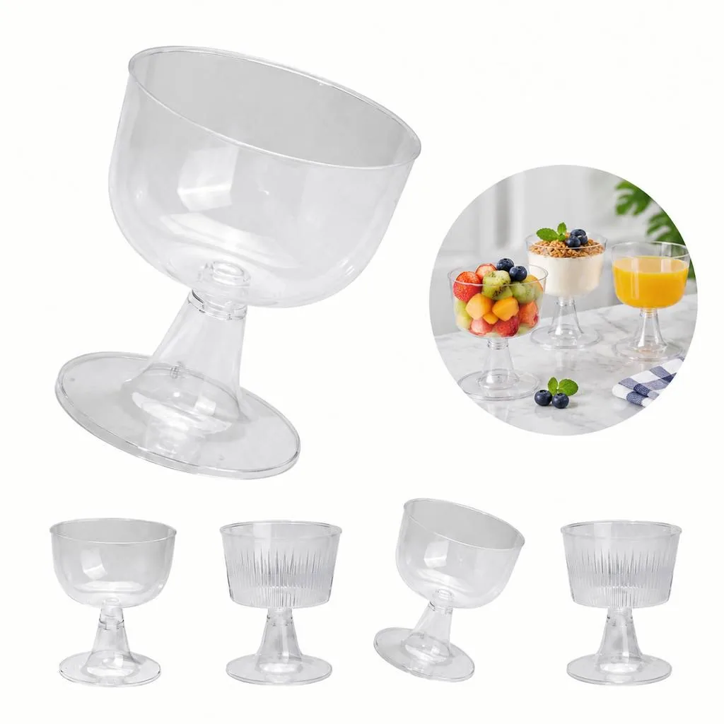 Tall Single-Use Plastic Cup for Cold Drinks 2