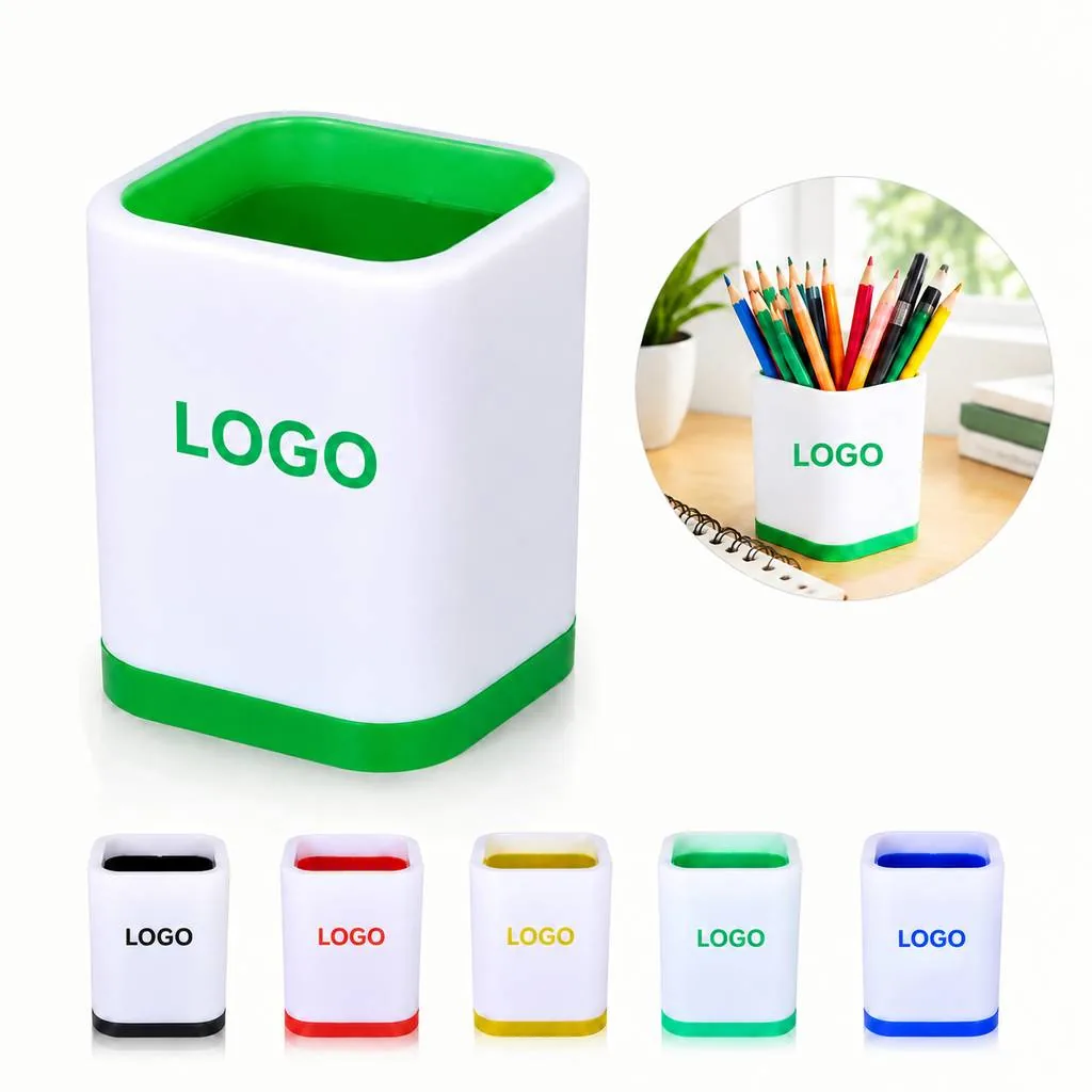 Dual-Tone Desk Organizer with Multi Compartments for Pens