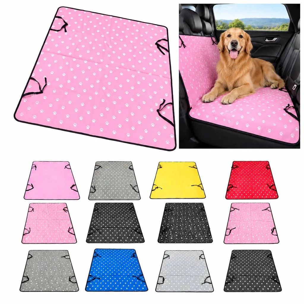 Waterproof Pet Car Seat Protector Mat for Dogs Cats 2