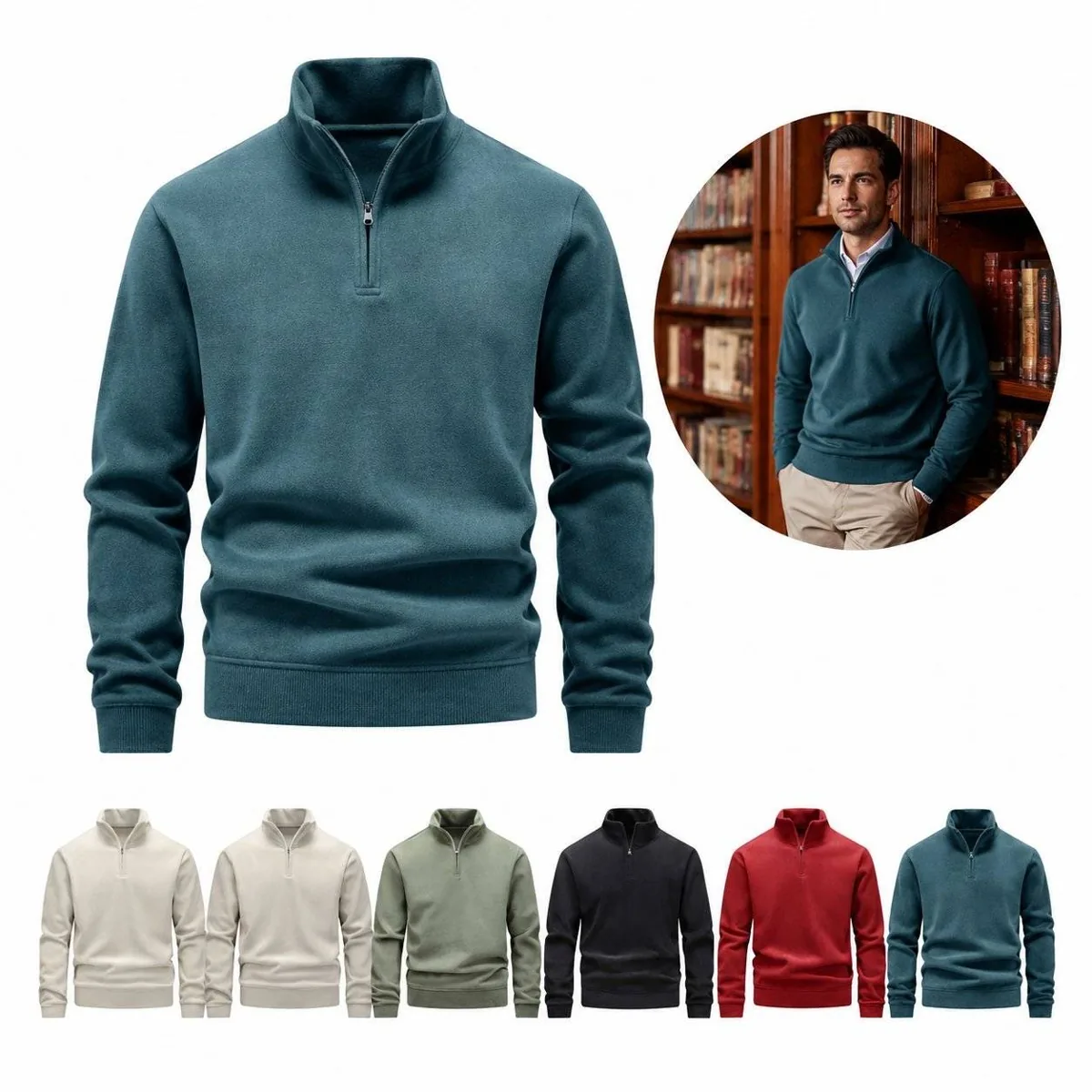 Casual Loose Fit Long-Sleeve Hooded Sweatshirt for Everyday 2
