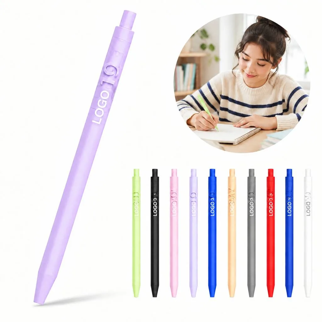 Colorful Custom Retractable Ballpoint Pen for Smooth Writing