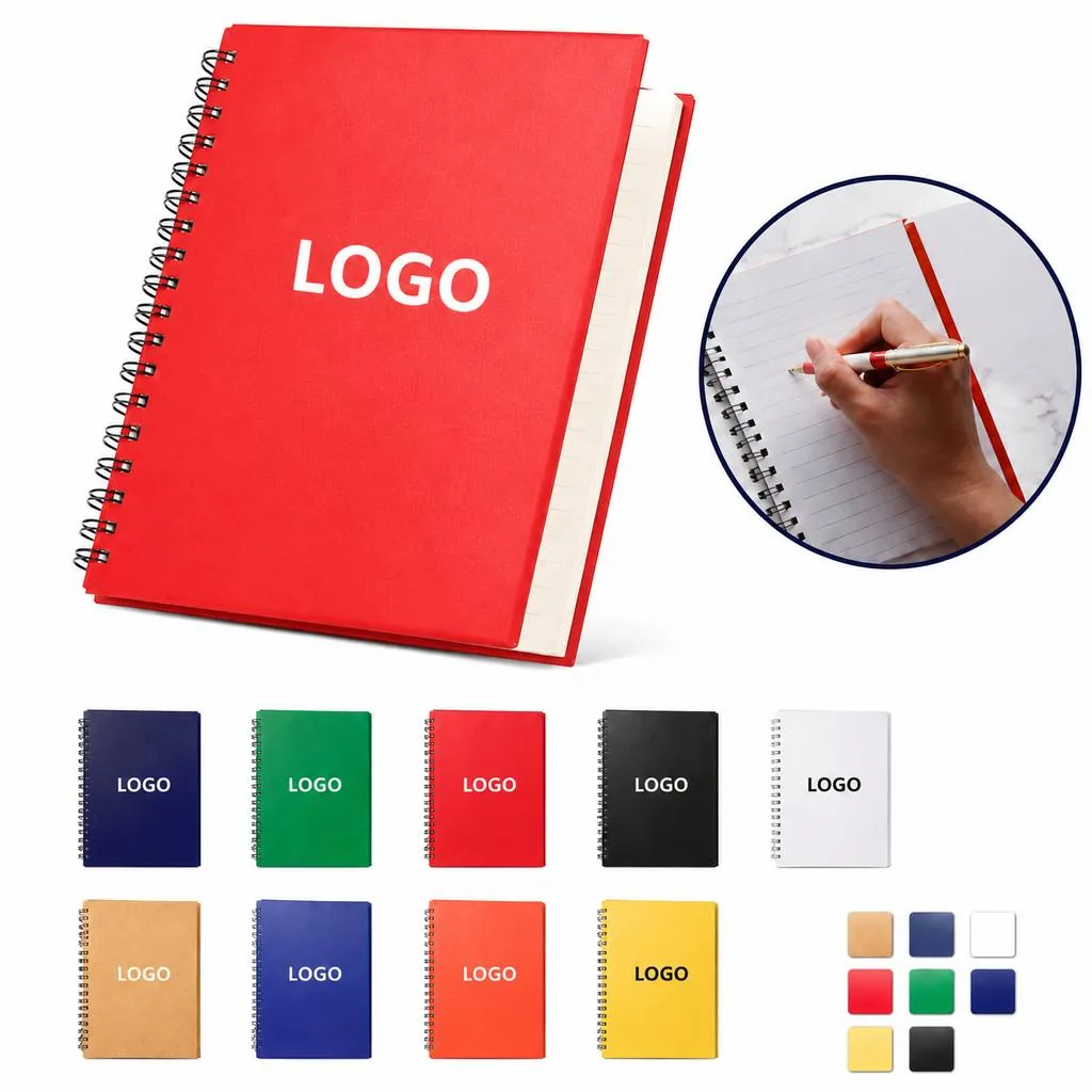Thick Spiral Bound Notebook with Sturdy Cover