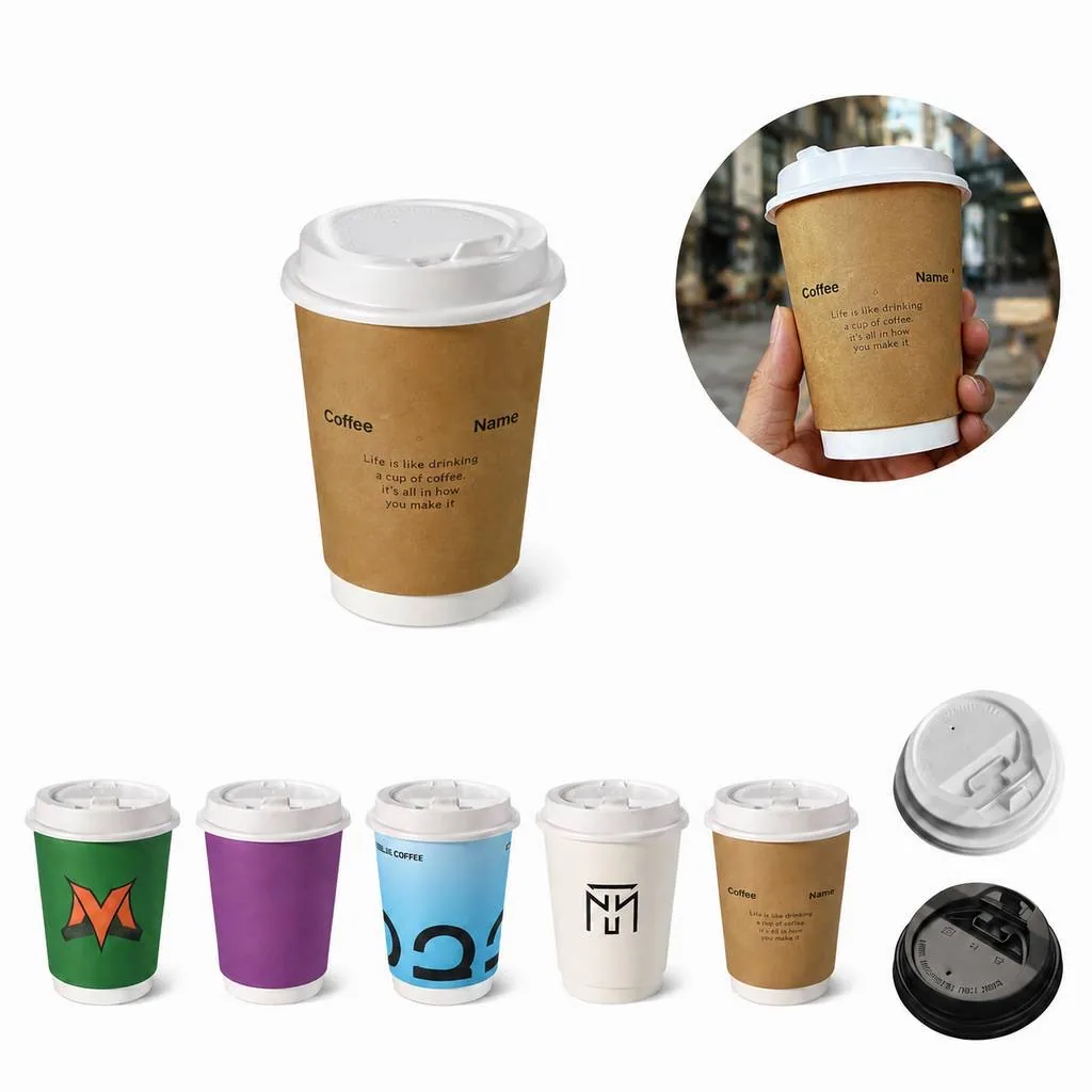Leak-Resistant Disposable Cup for Hot and Cold Drinks 2