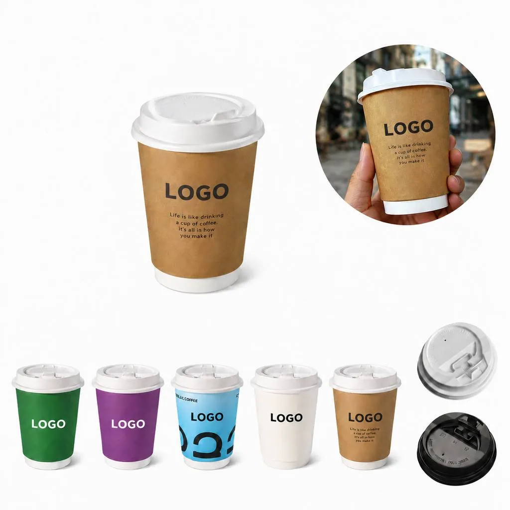 Leak-Resistant Disposable Cup for Hot and Cold Drinks