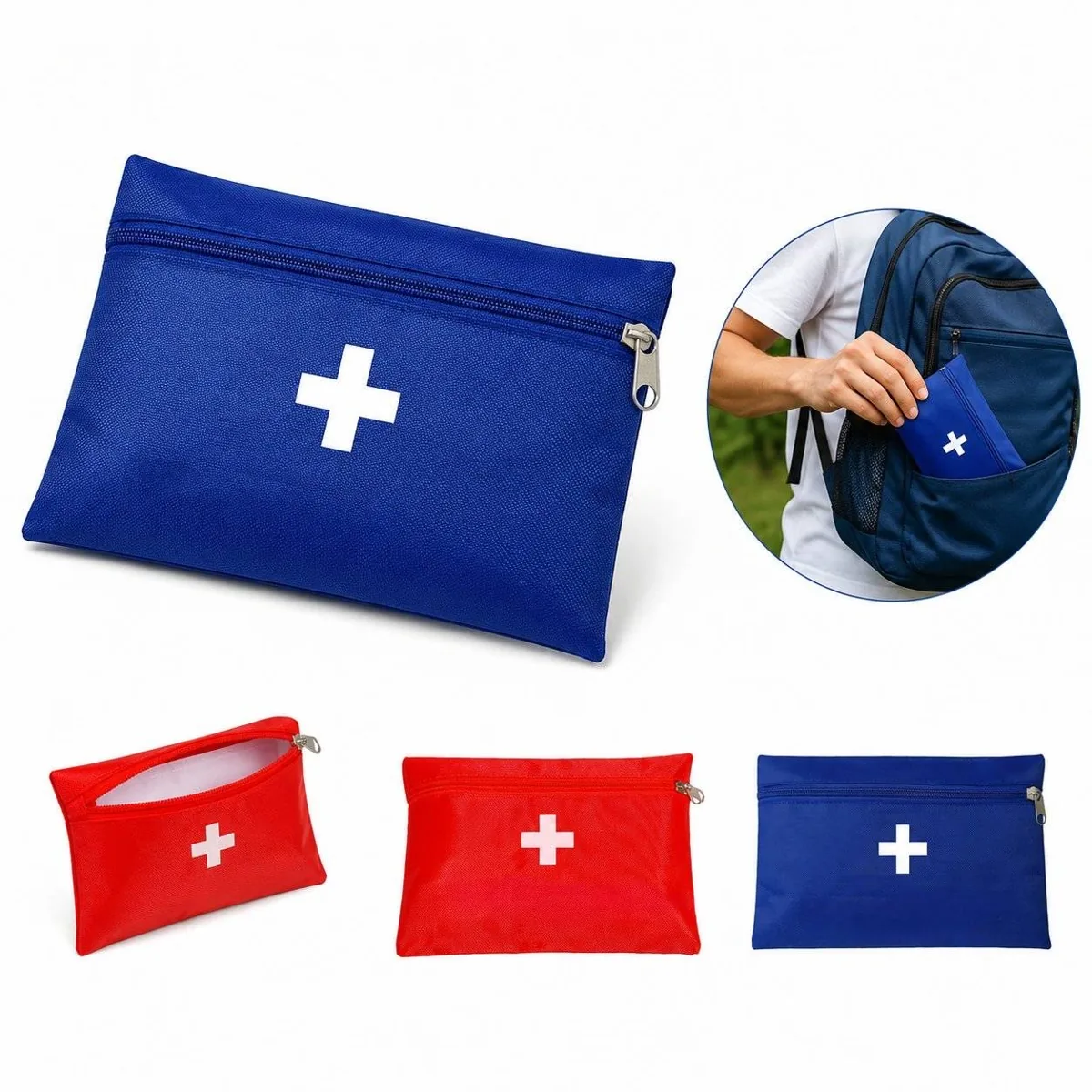 Portable Emergency First Aid Kit for Minor Injury Care 2