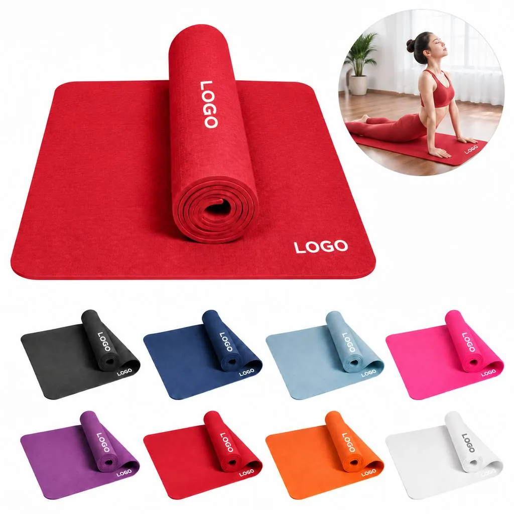 Non-Slip Cushioned Exercise Mat for Yoga and Pilates