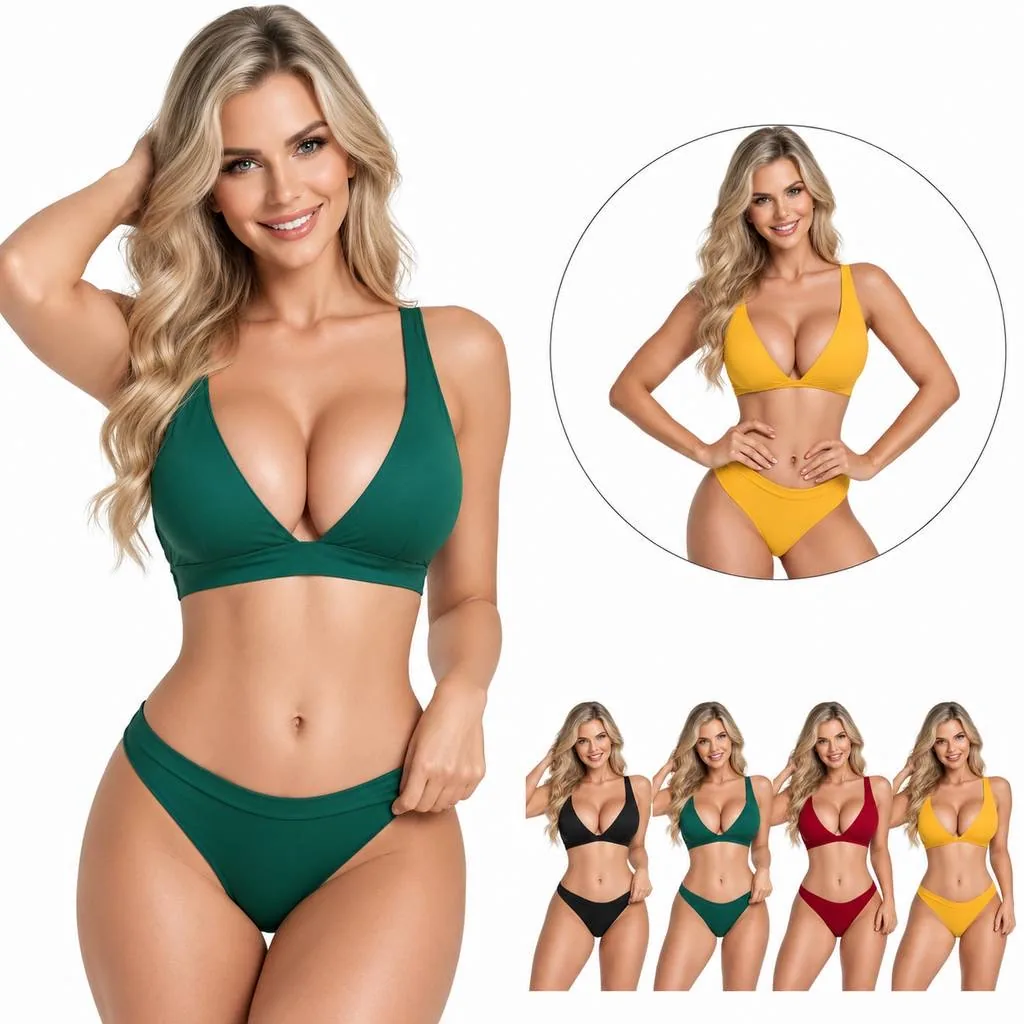 Sculpting Two-Piece Swimwear with Supportive Shaping Fit 2