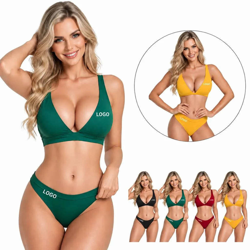 Sculpting Two-Piece Swimwear with Supportive Shaping Fit