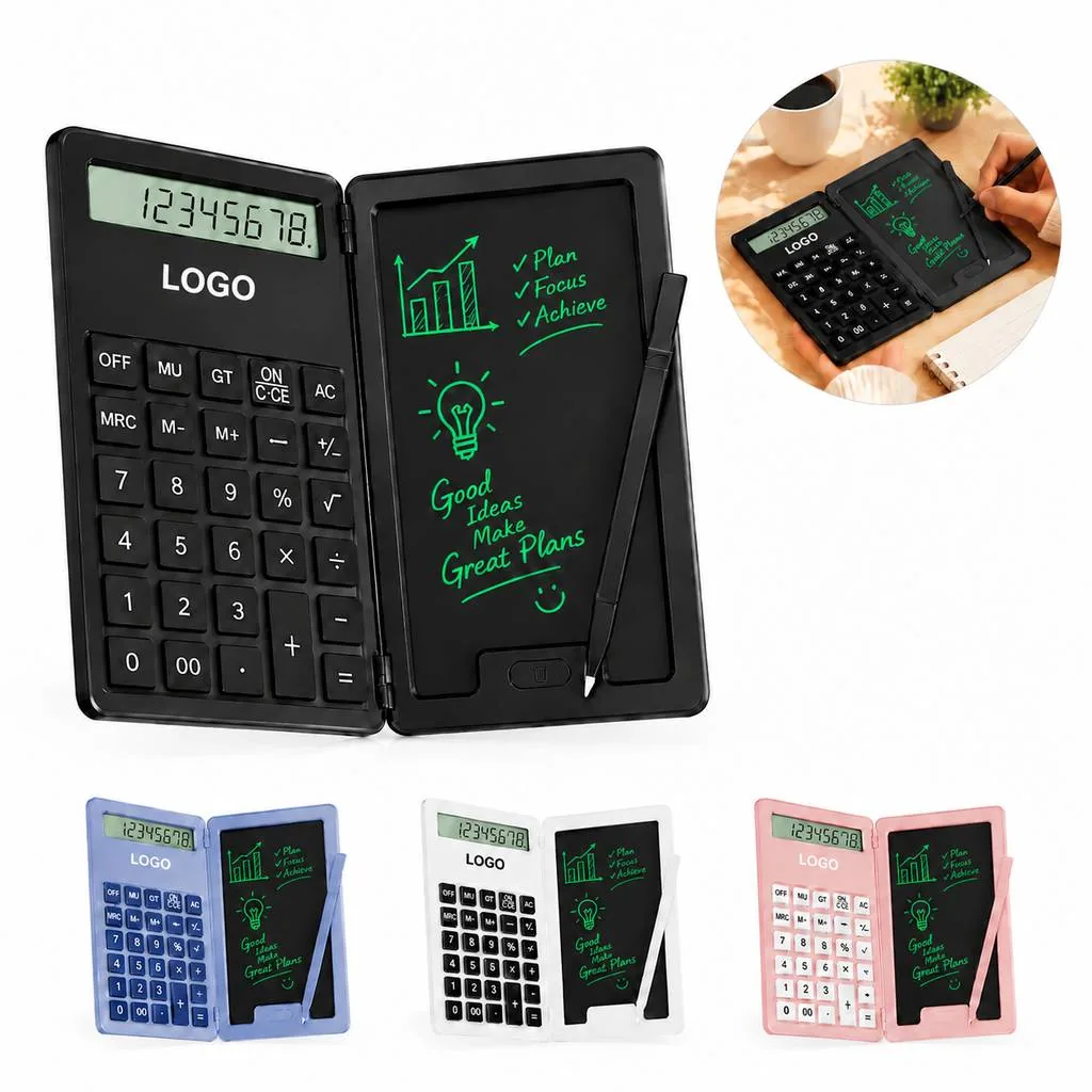 Multifunctional LCD Writing Tablet with Calculator Keypad