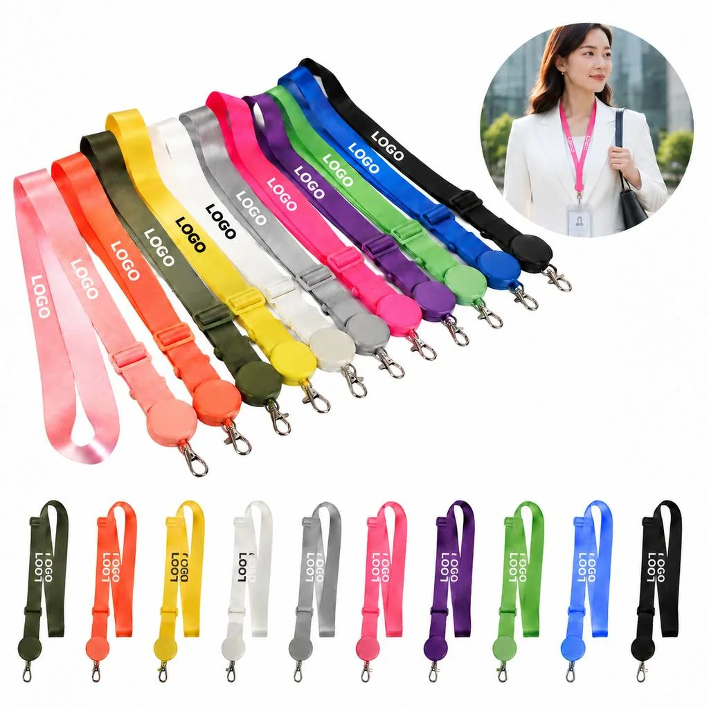 Adjustable Phone Lanyard with Detachable Clip