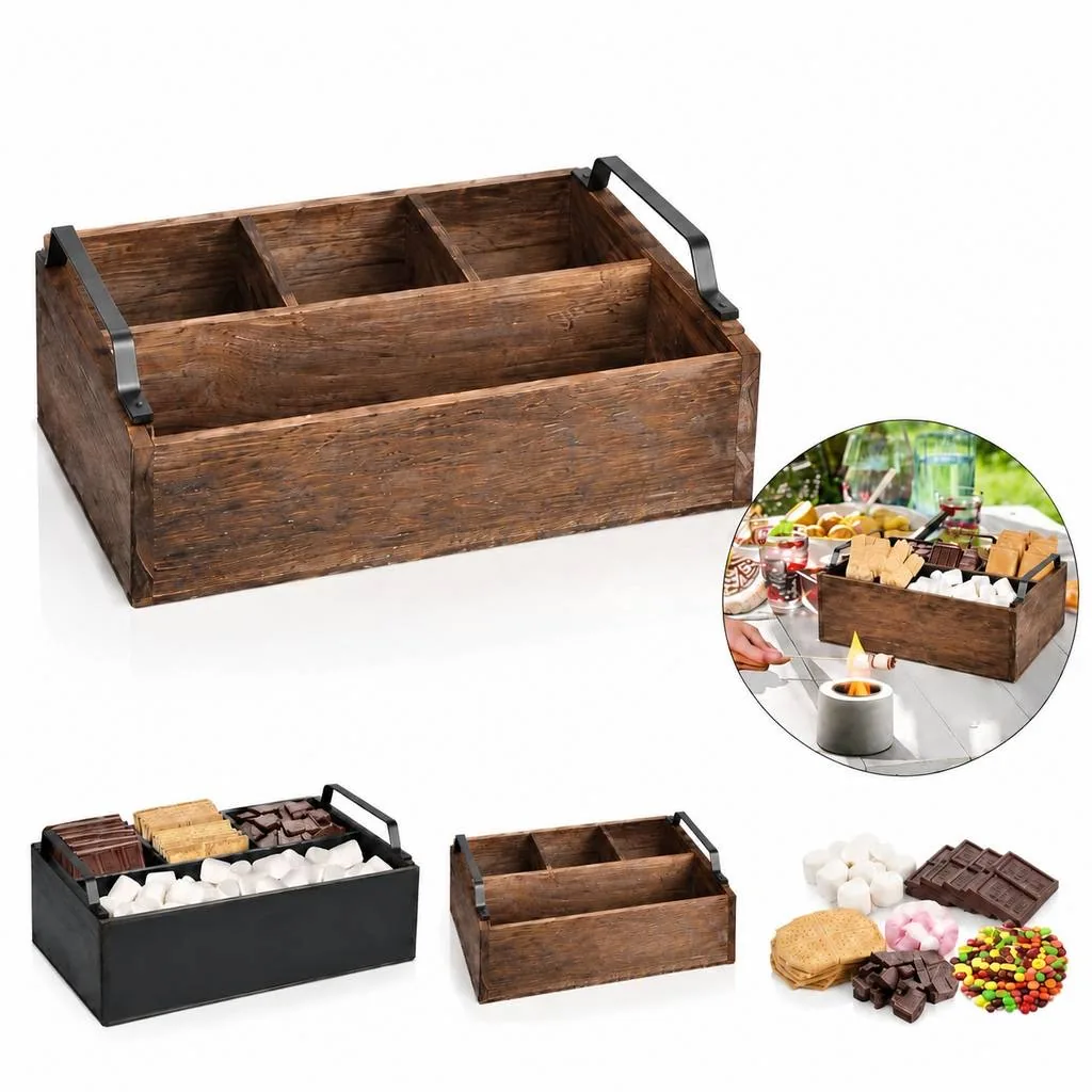 Wooden Organizer Box for Home Storage 2