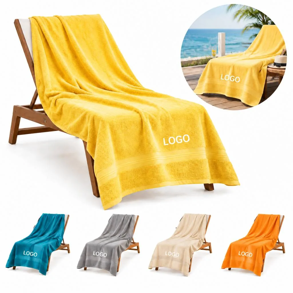 Premium Natural Cotton Bath Towel Soft Absorbent Quick Dry