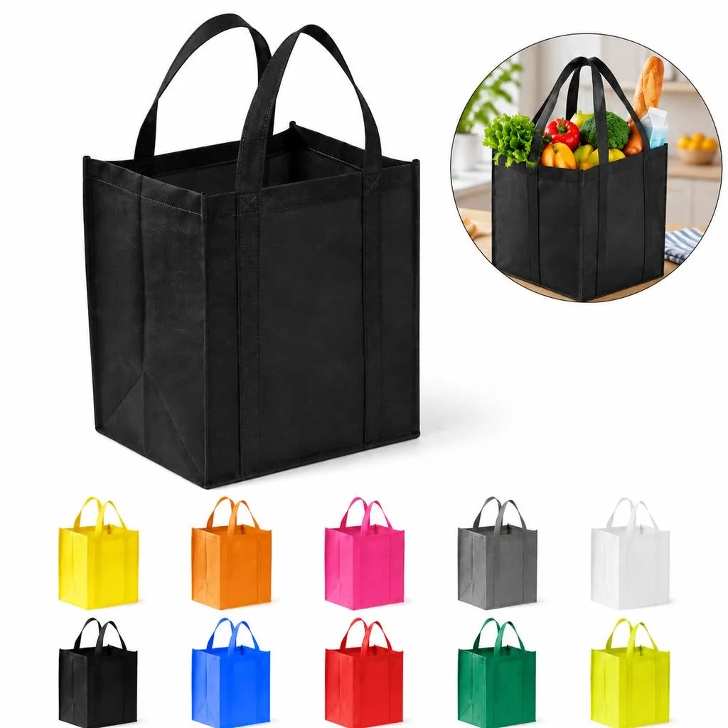 Large Reusable Eco-Friendly Shopping Tote Bag Foldable 2