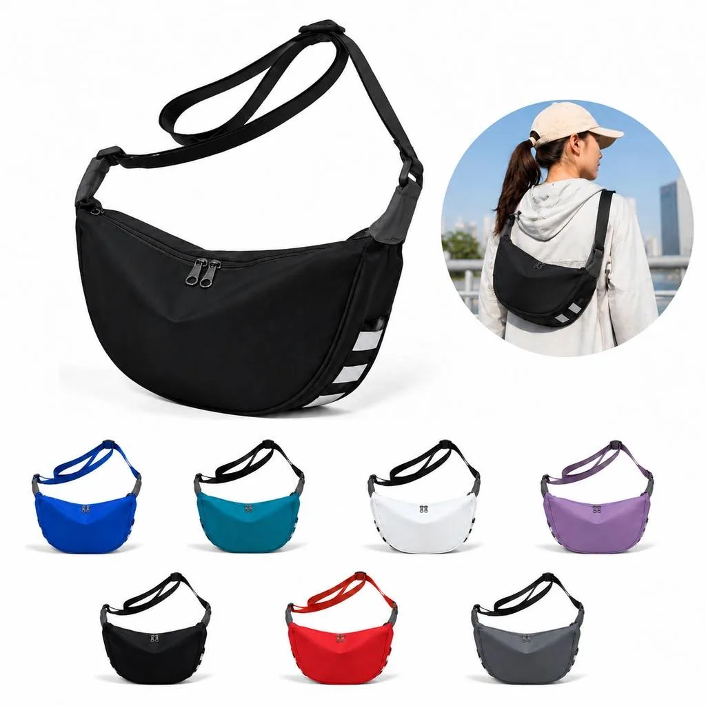 PU Crossbody Daypack for Travel with Multiple Compartments 2