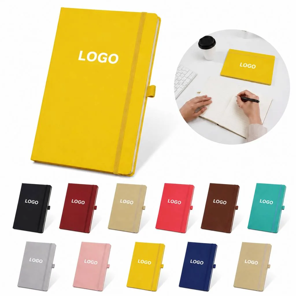 Secure Elastic Closure Notebook with Smooth Paper and