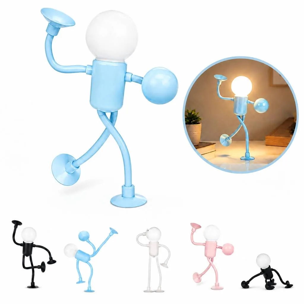 Bendable Neck Suction Night Light for Camping and Reading 2