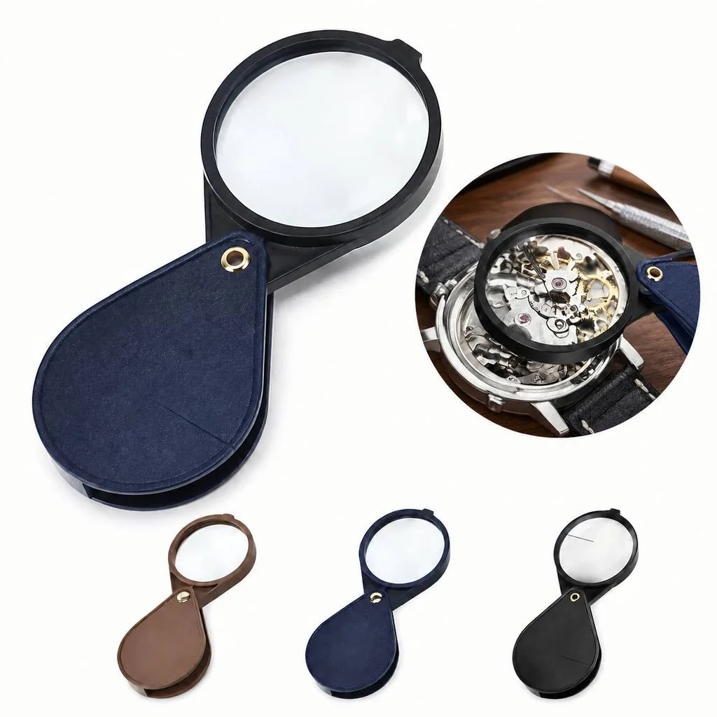 LED Lighted Pocket Magnifier for Reading Small Print 2