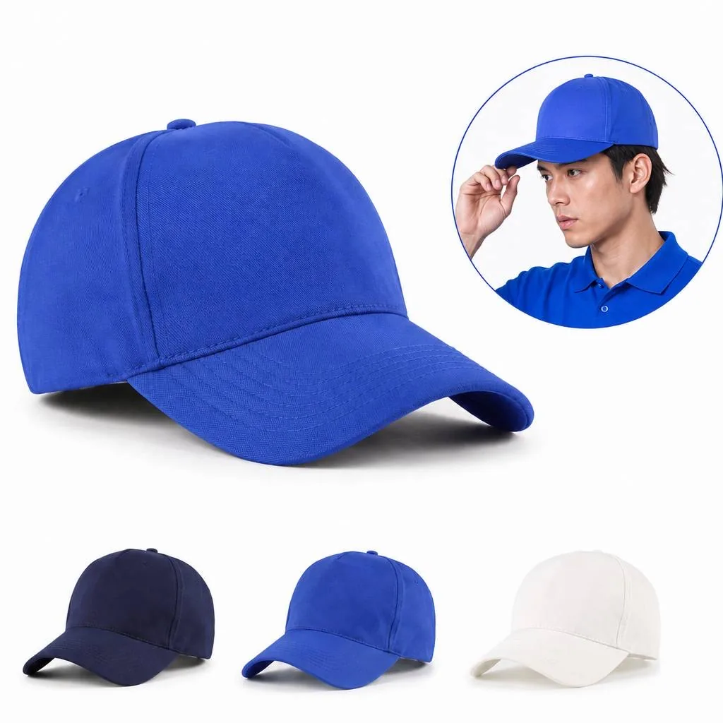 Lightweight Breathable Athletic Cap with Adjustable Strap 2