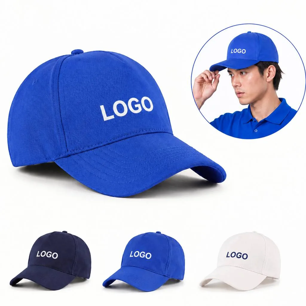 Lightweight Breathable Athletic Cap with Adjustable Strap