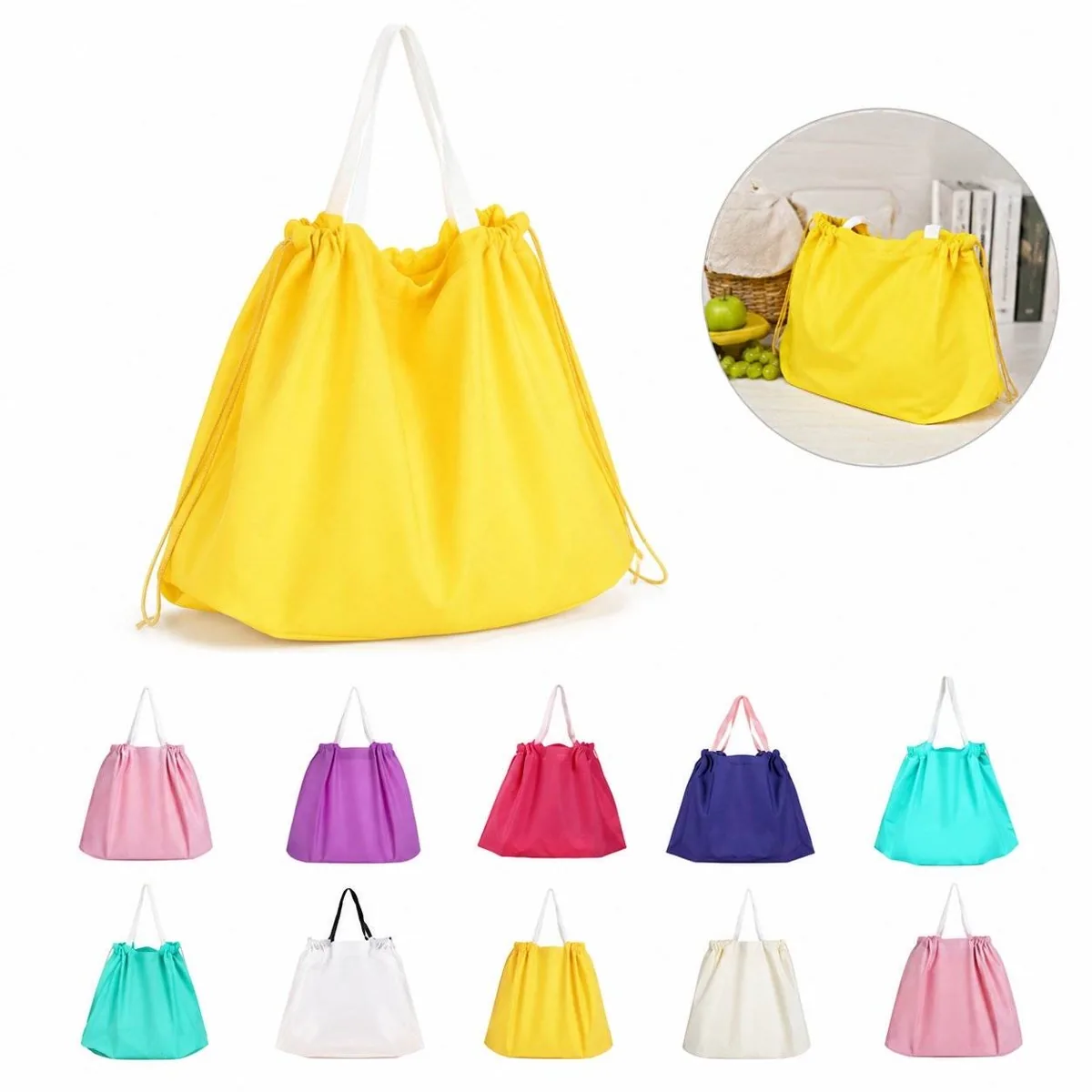 Reusable Drawstring Pouch for Eco-Friendly Storage 2