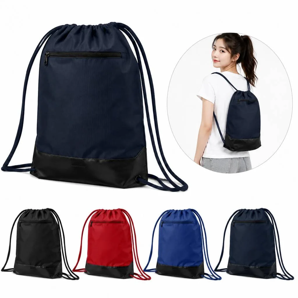 Eco-Friendly Drawstring Backpack for Daily Use 2