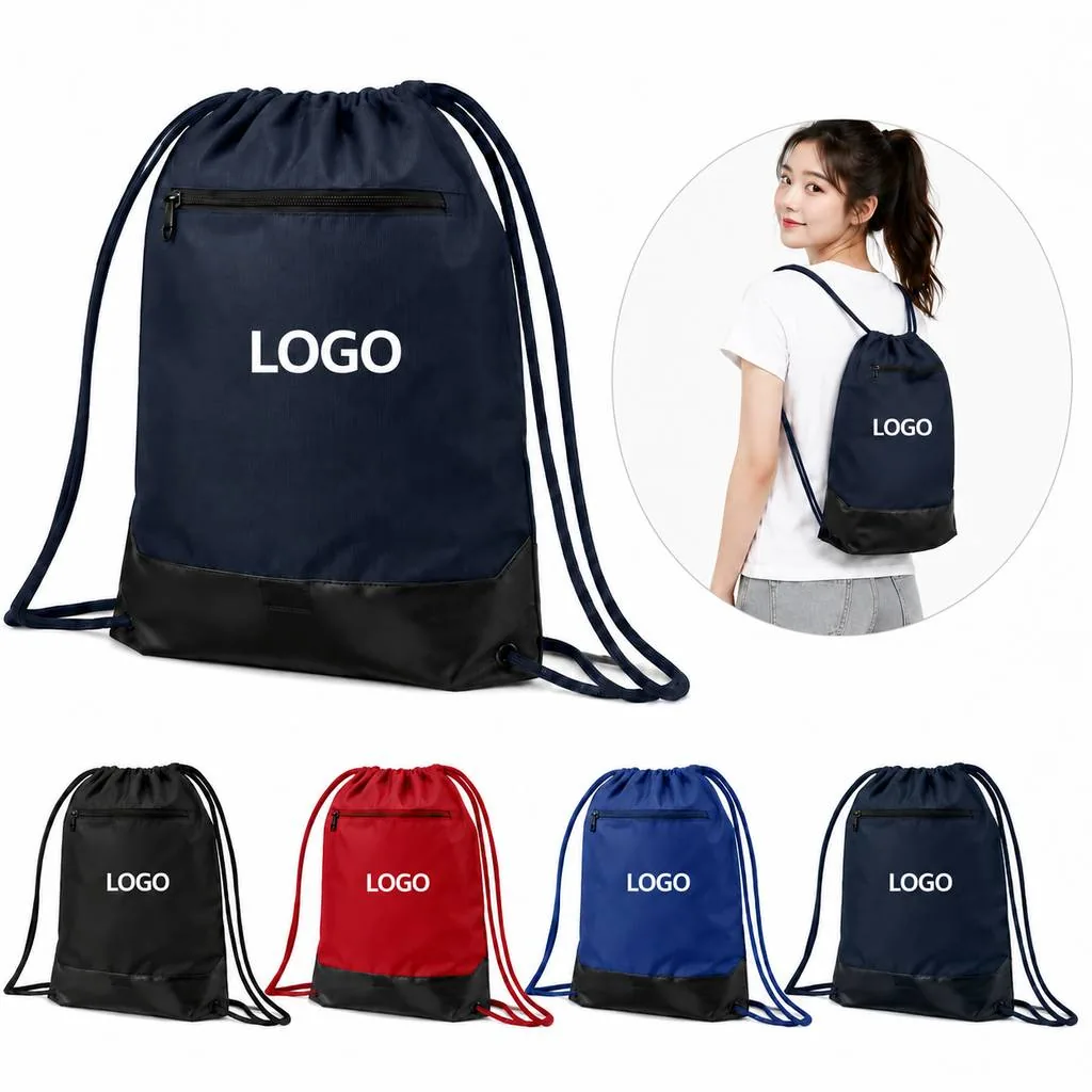 Eco-Friendly Drawstring Backpack for Daily Use