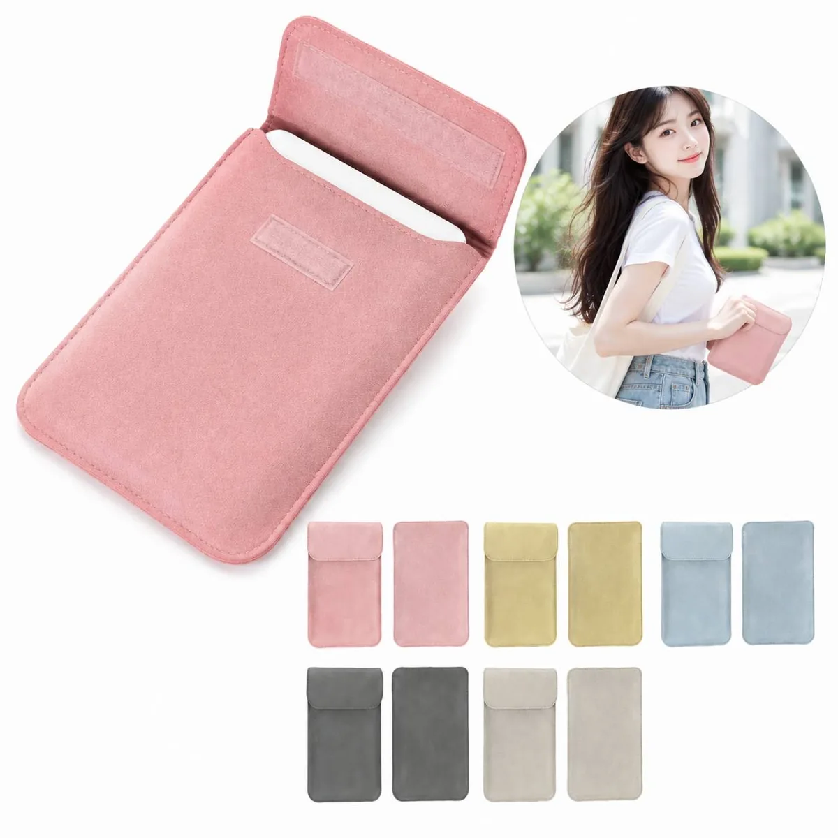 Magnetic Leather Kindle Paperwhite Case with Secure Closure 2