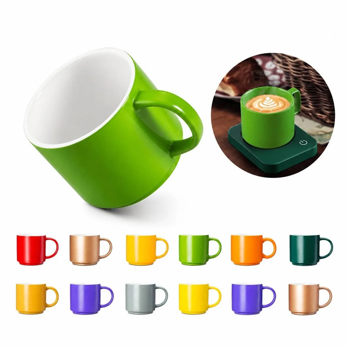Colorful Ceramic Coffee Mug for Hot Drinks | OHY5181-103 2