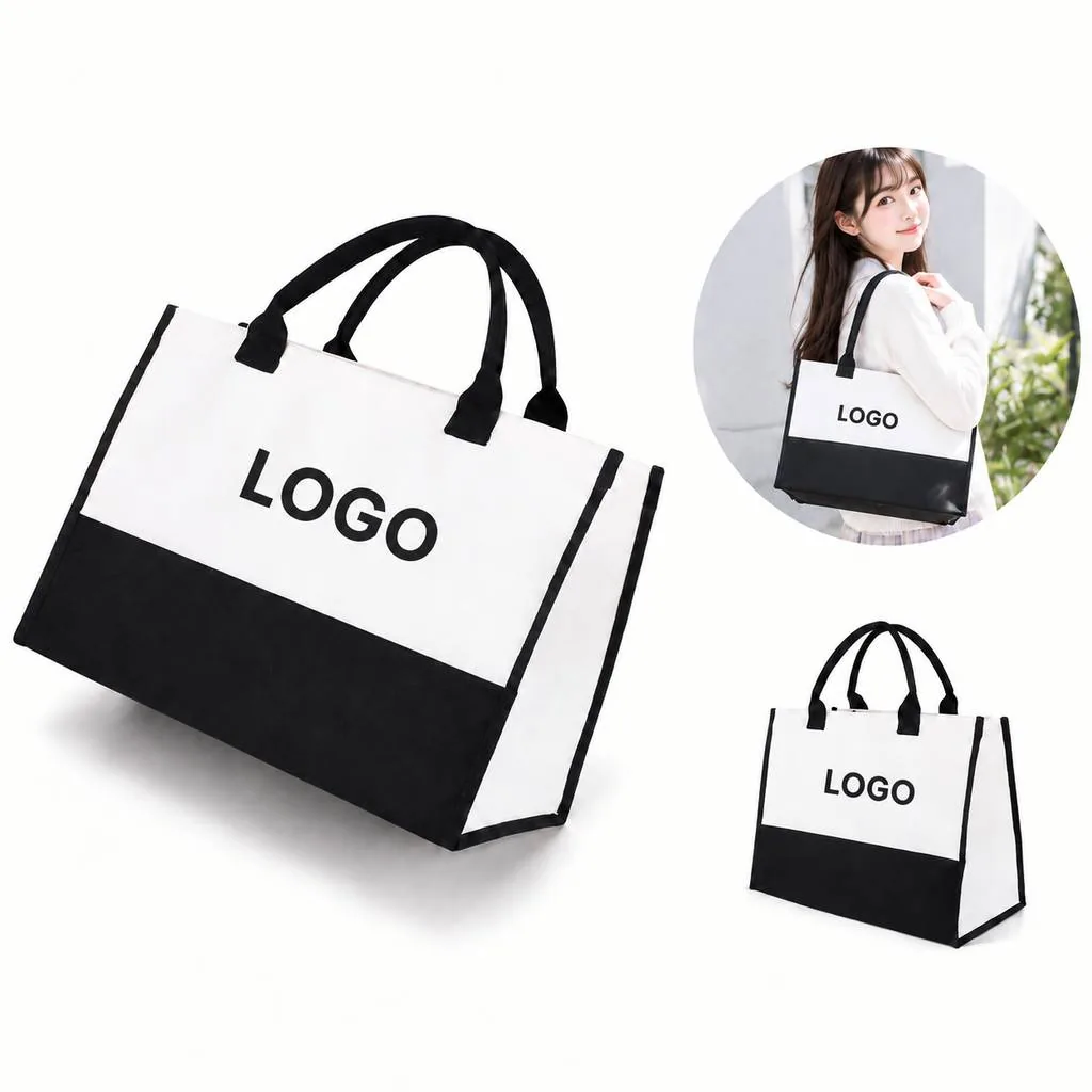 Customizable Cotton Canvas Tote for Daily Shopping