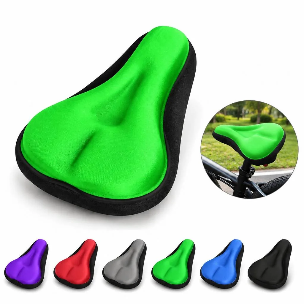 Comfortable Gel Padded Bike Seat Cover, Waterproof 2