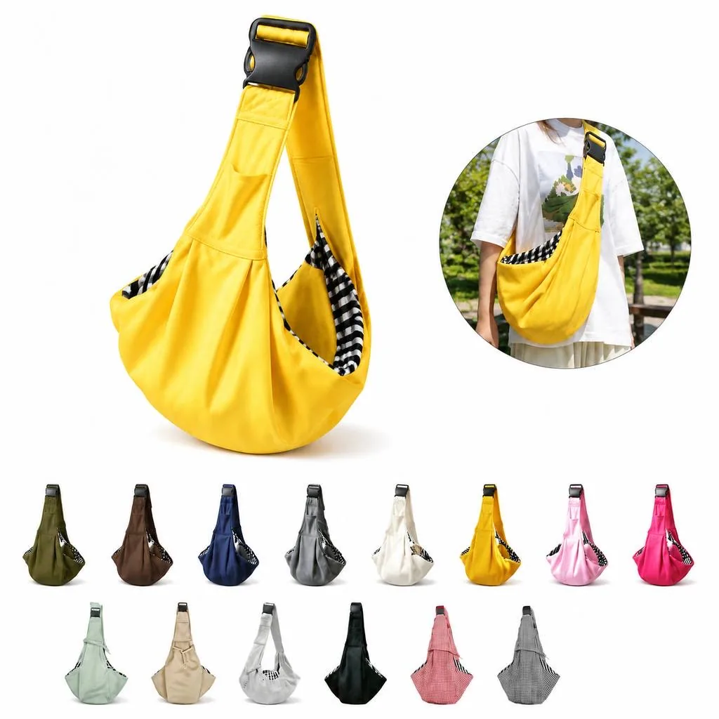 Breathable Crossbody Pet Carrier Backpack for Small Dogs 2