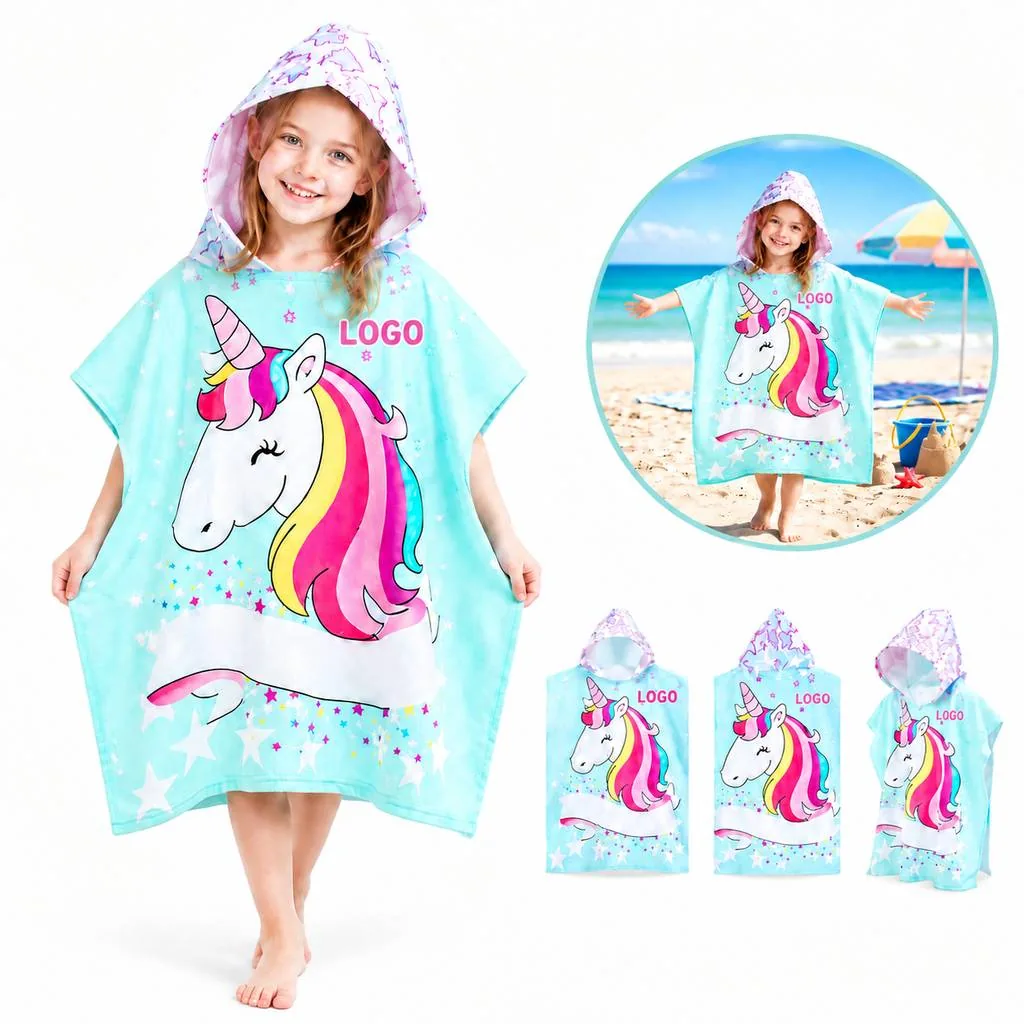 Kids Microfiber Quick-Dry Beach Towel for Children