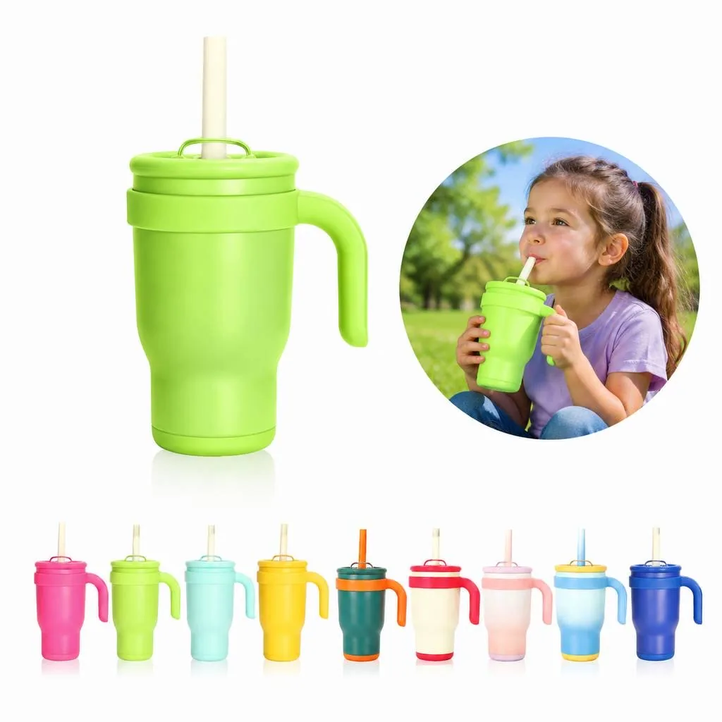 Insulated Stainless Steel Tumbler with Handle 2
