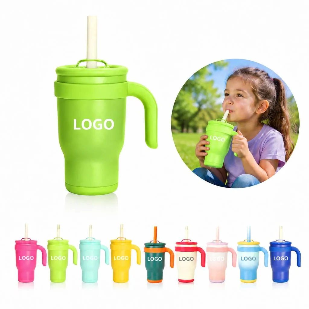 Insulated Stainless Steel Tumbler with Handle