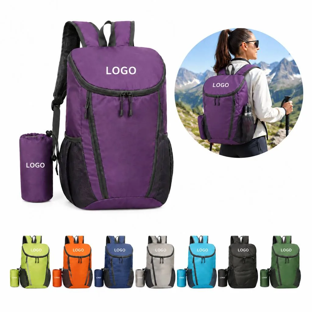 Foldable Water-Resistant Travel Backpack for Outdoor Use