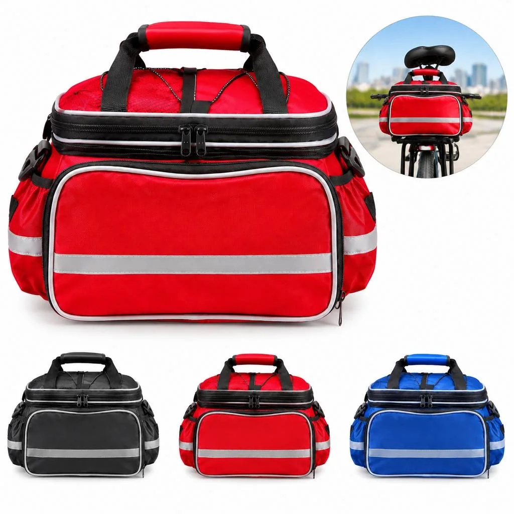 Water-Resistant Bicycle Rear Rack Storage Bag 2