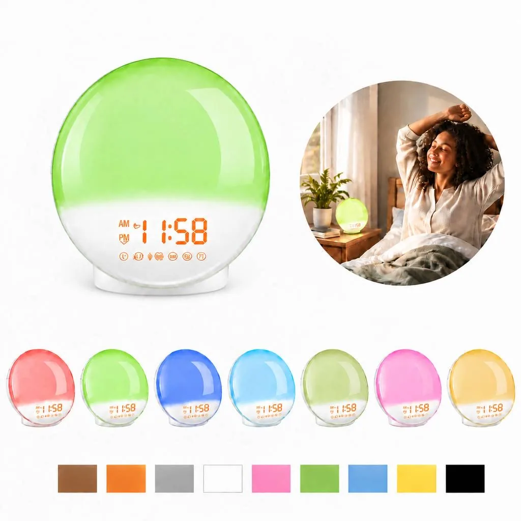 Sunrise Simulation Wake-up Light with Timer 2