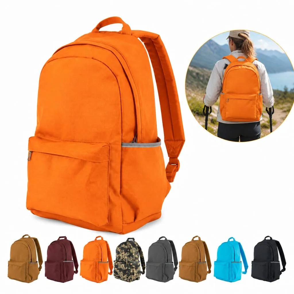 Water-Repellent Daily Backpack with Padded Straps 2