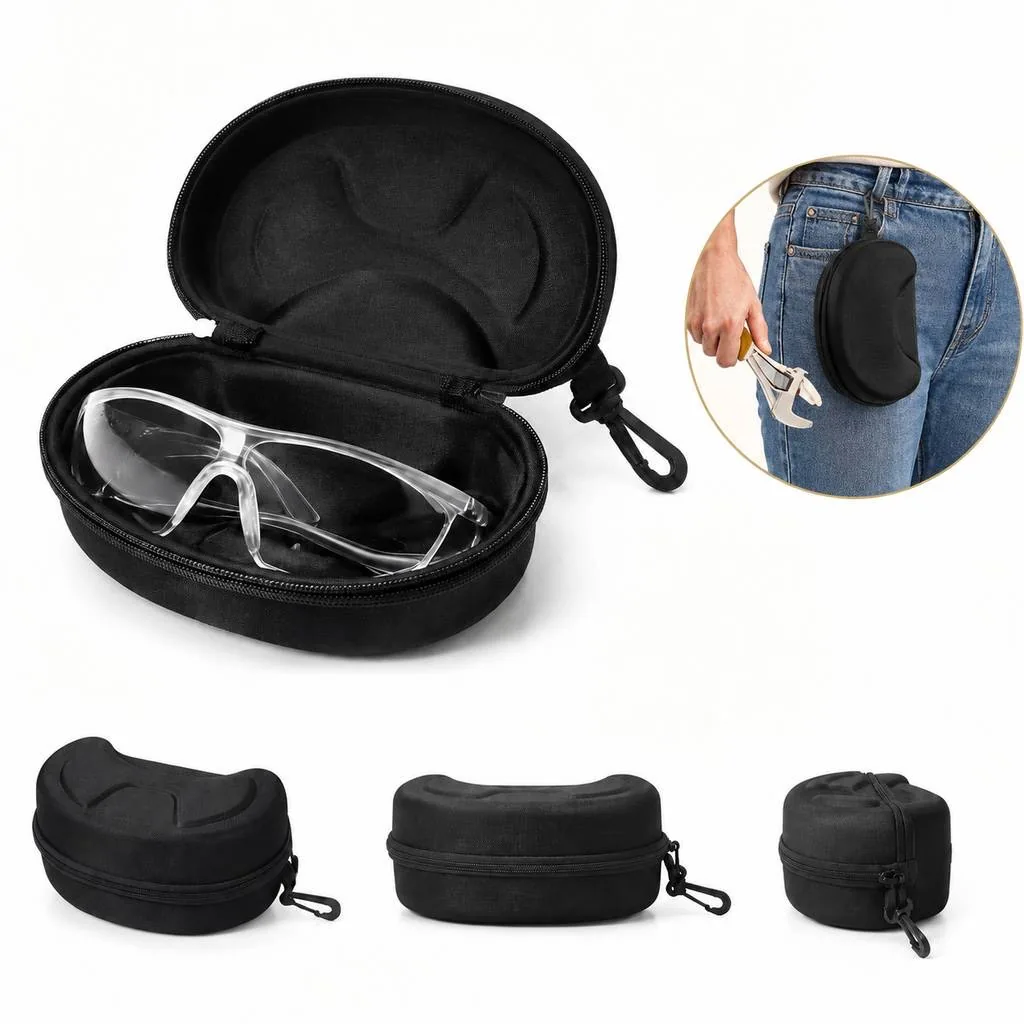 Protective Ski Goggle Storage Pouch with Soft Lining 2