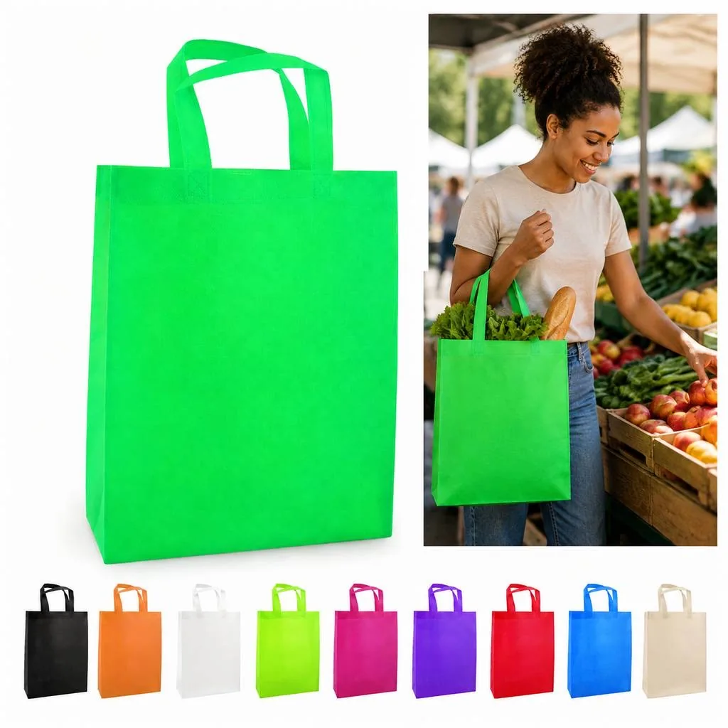 Reusable Foldable Nonwoven Shopping Tote for Daily Use 2