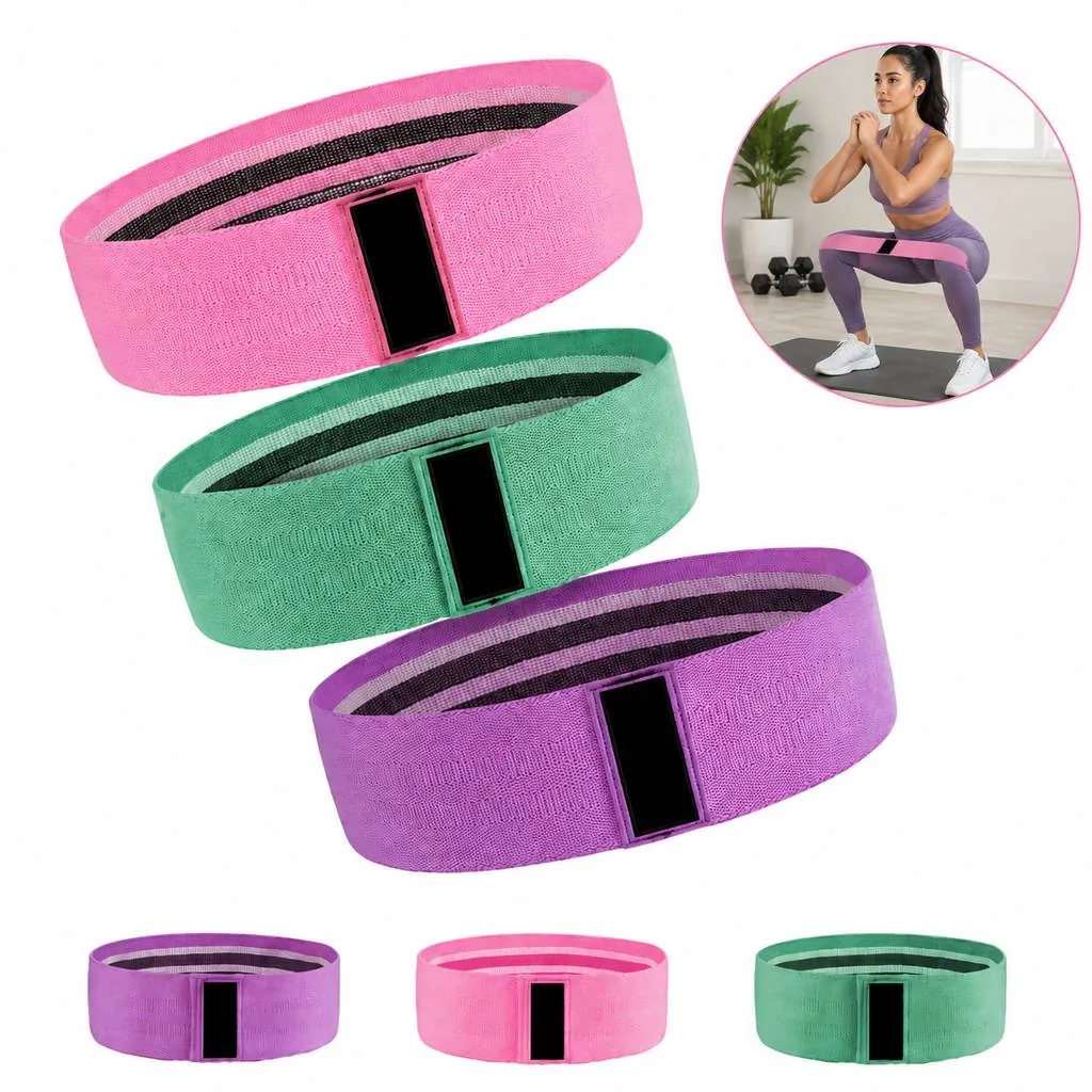 Non-Slip Latex Resistance Band for Workouts 2