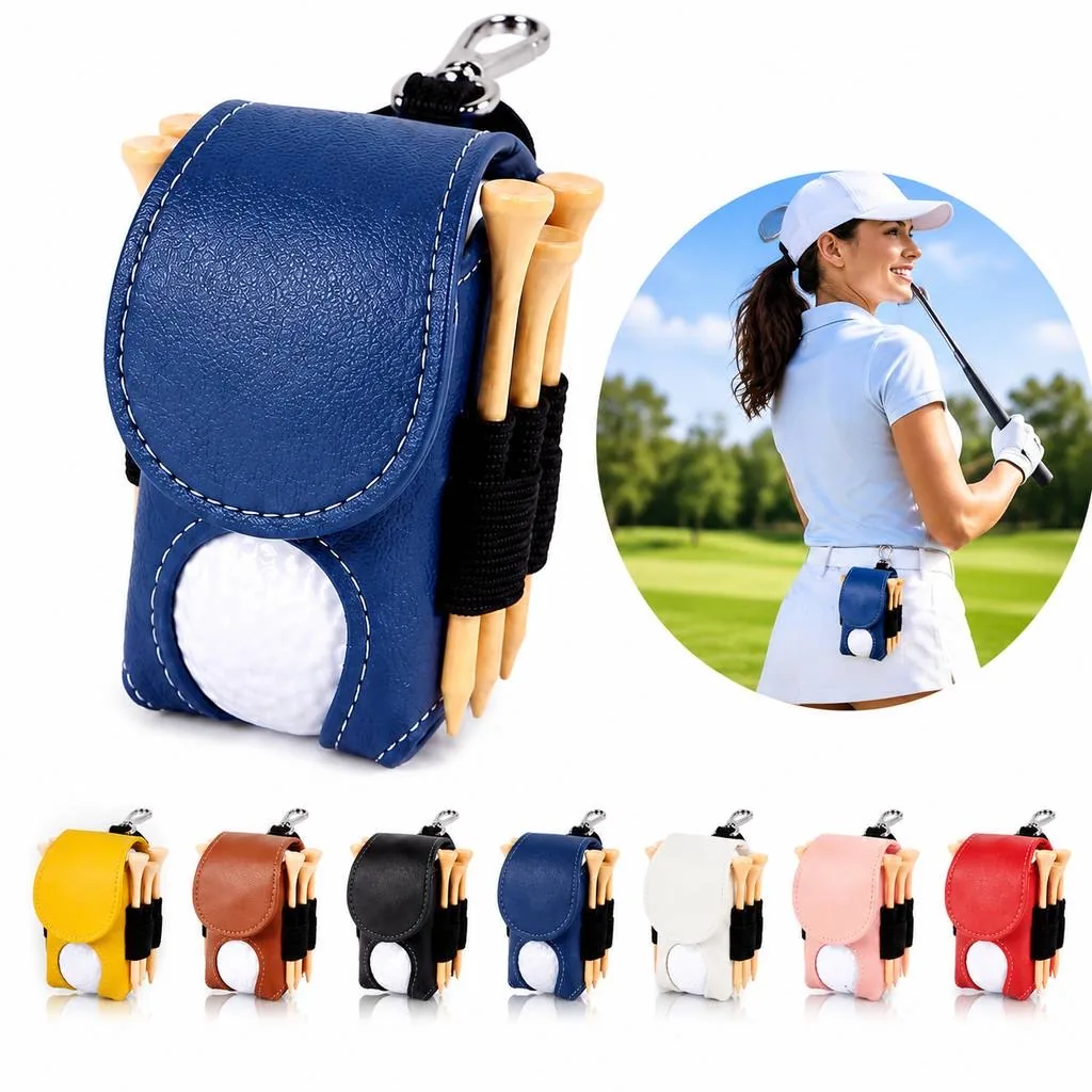 Golf Ball Waist Pack with Adjustable Belt and Padded Pocket 2