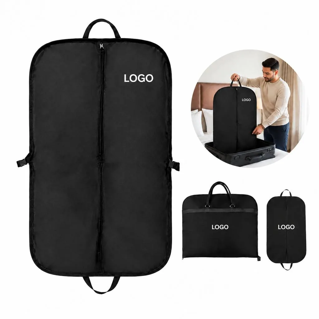 Thick Travel Suit Protector Bag with Zipper Closure