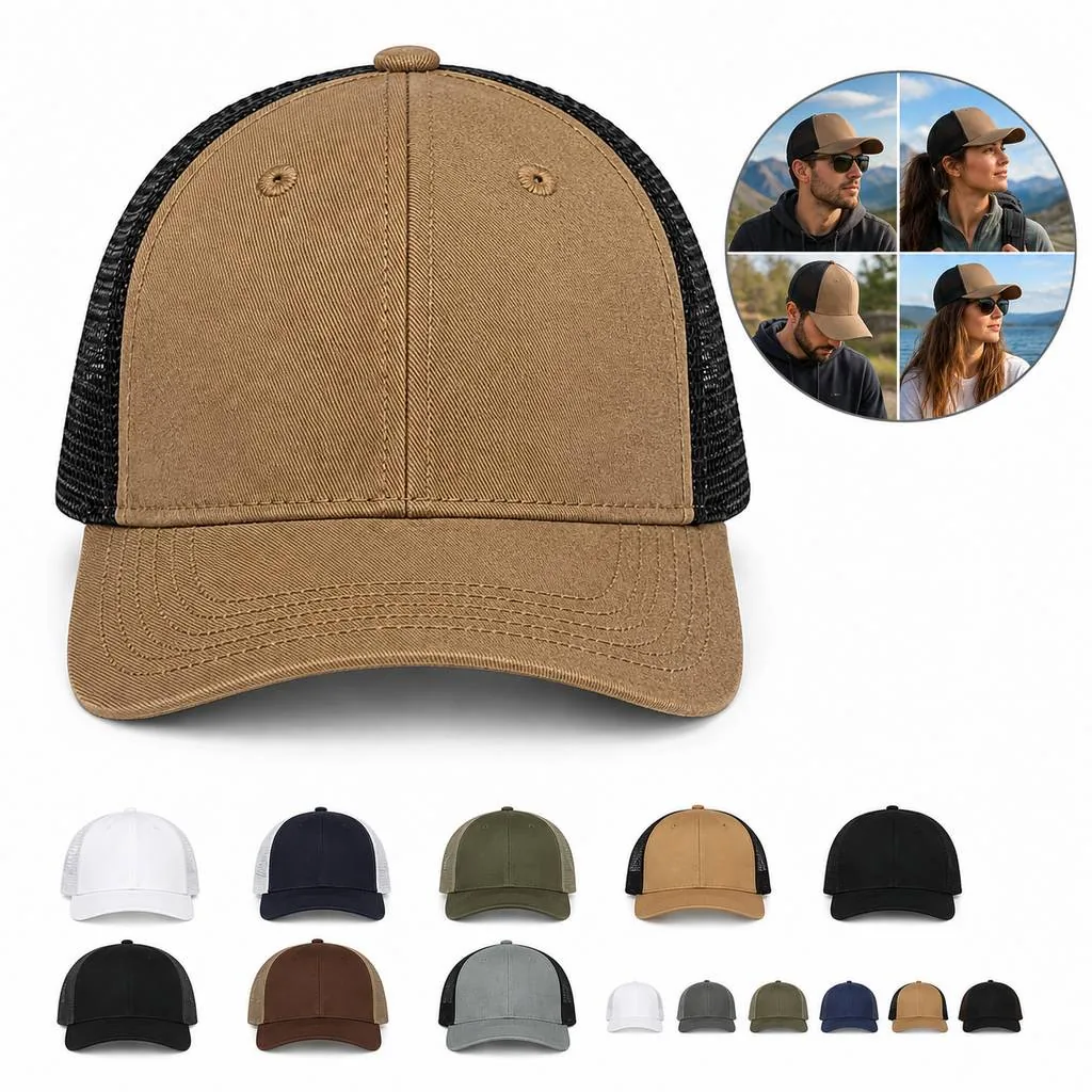 Adjustable Breathable Mesh Back Cap 2