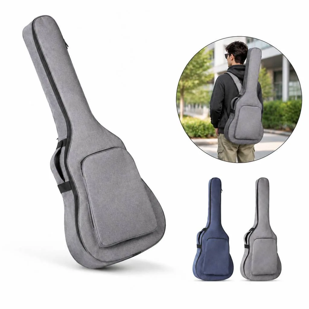 Protective Cotton Acoustic Guitar Carrying Bag 2