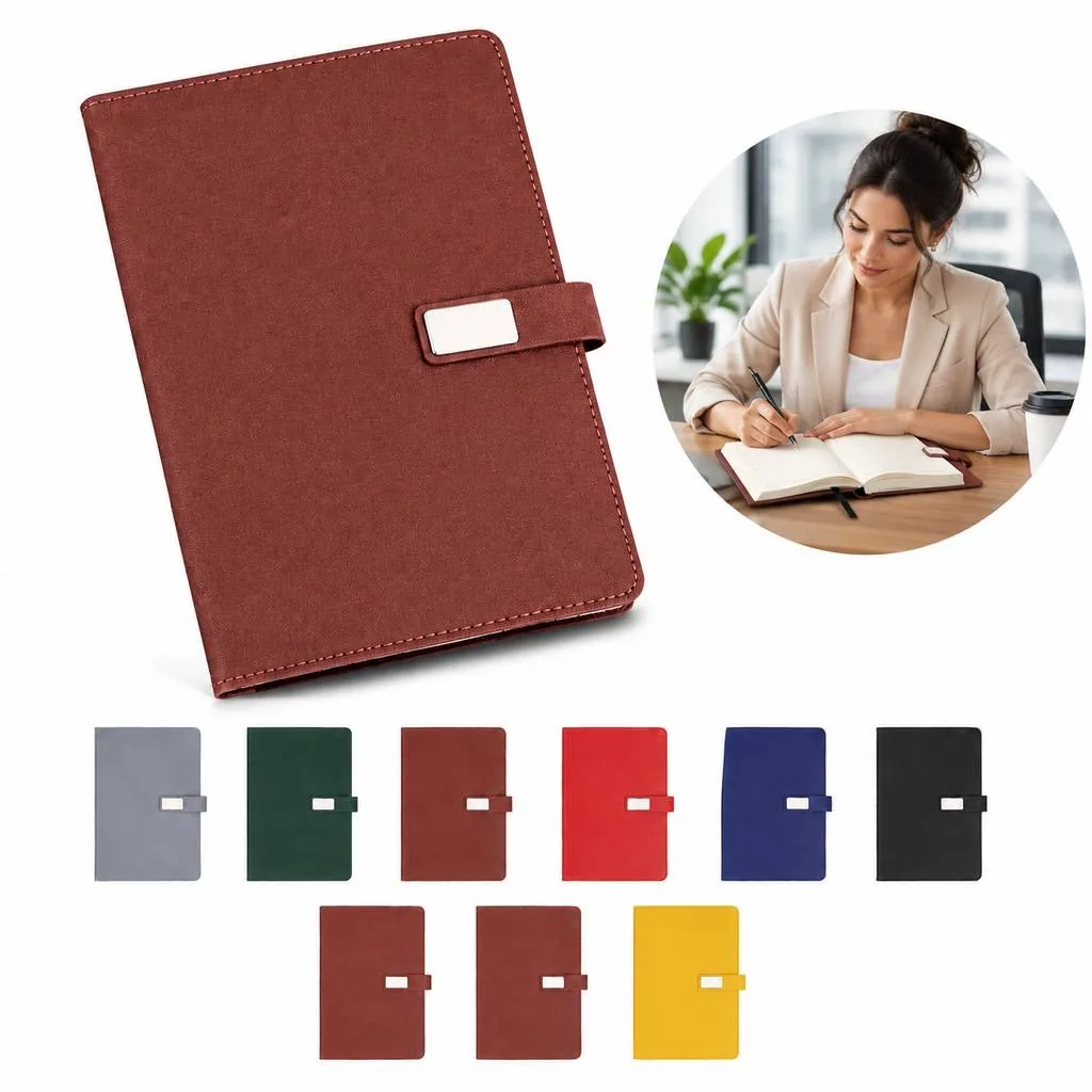 Customizable Corporate Meeting Minutes Notebook with 2