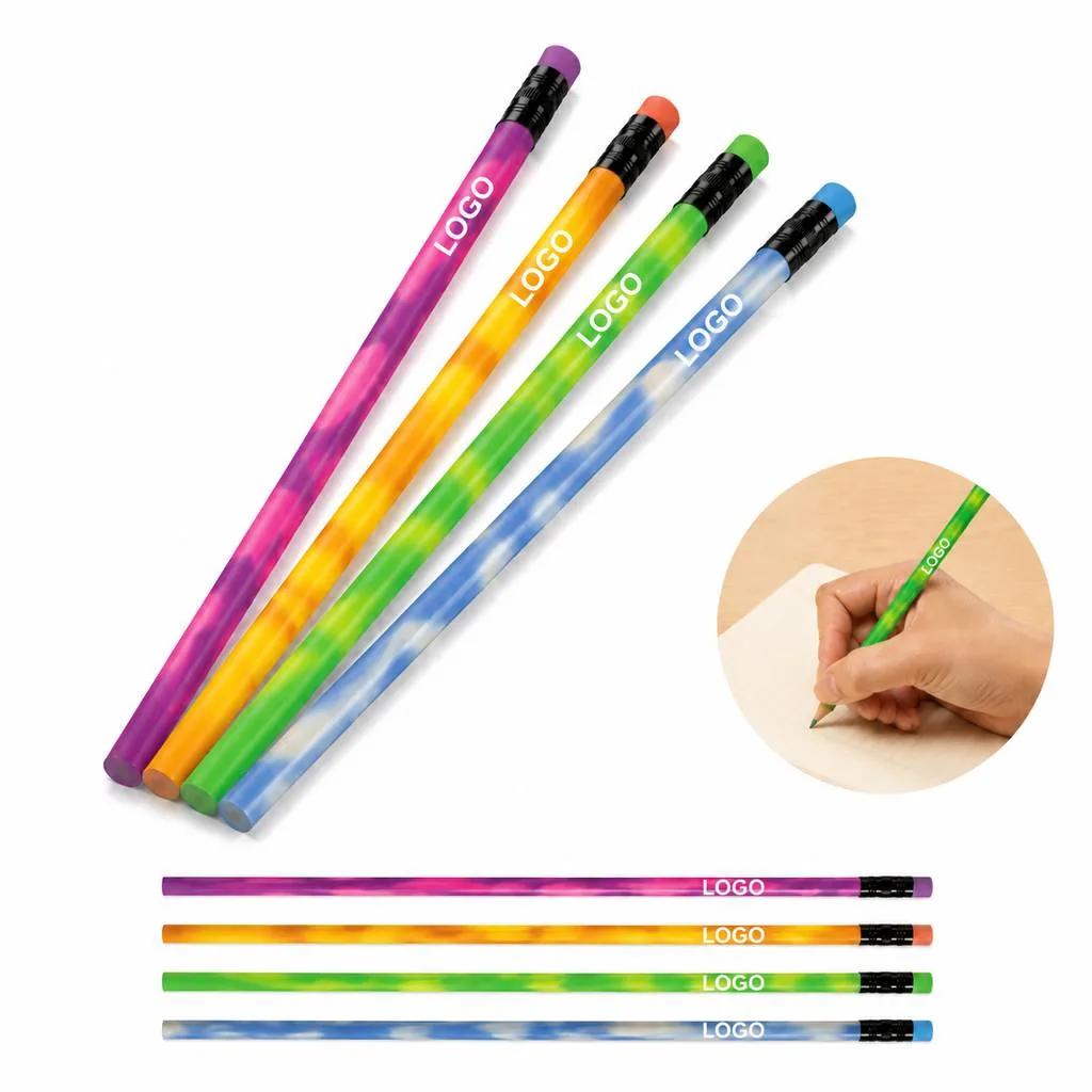 Eco Recycled Mood Pencil Set with Color-Changing Barrel