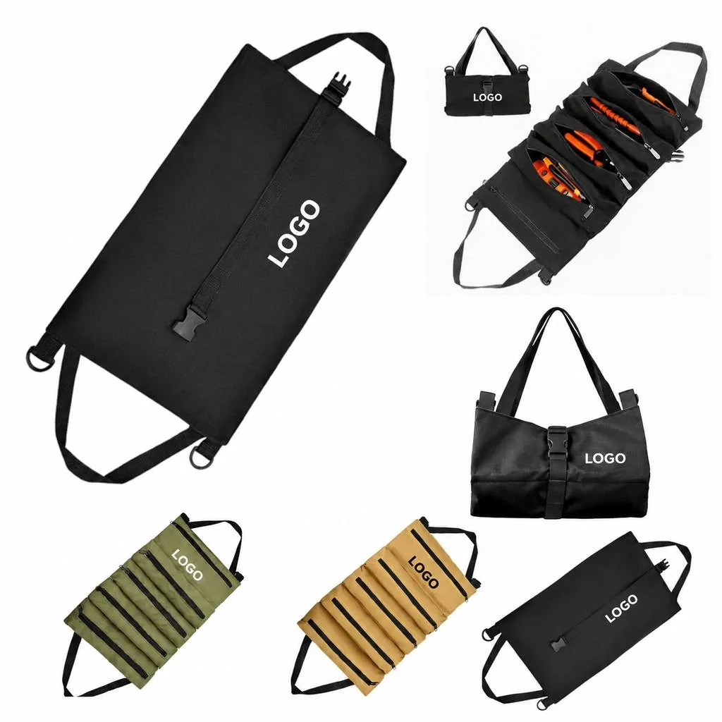 Water-Resistant Canvas Work Bag with Padded Strap